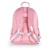 Hátizsák, iskolatáska, cipzáras, GABOL "Glam", rózsaszín csillámos