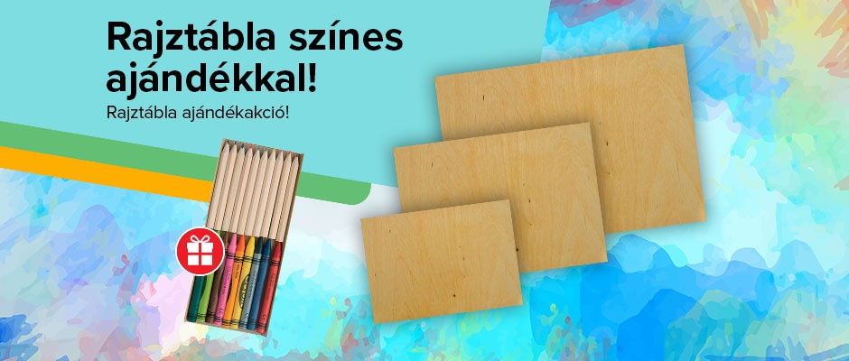 Rajztábla színes ajándékkal!
